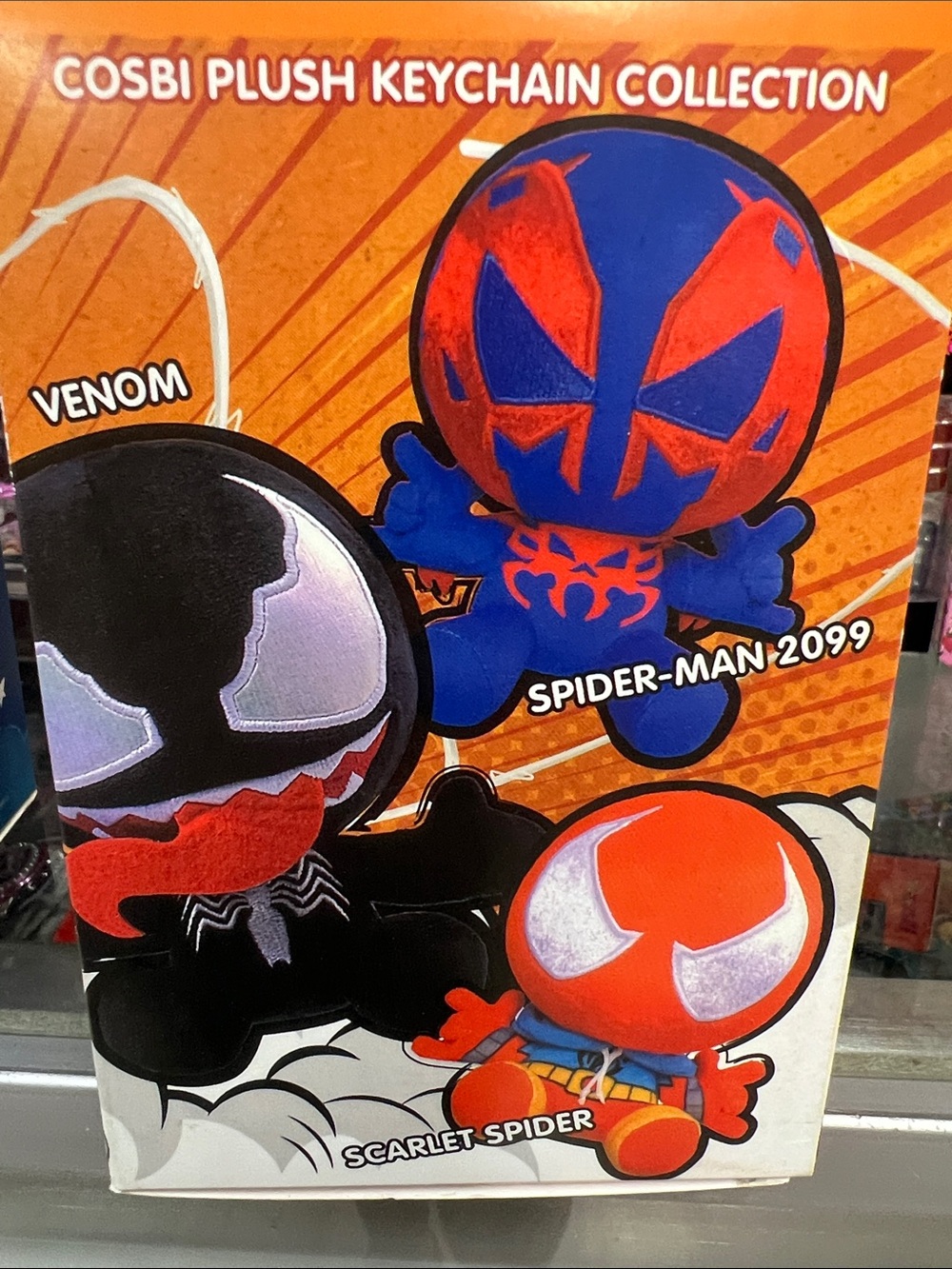 Marvel Spider-Man Kids Costume Plush Keychain – Red & Blue - Picture 2 of 4